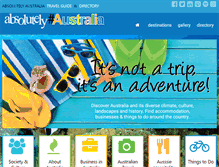 Tablet Screenshot of absolutely-australia.com.au